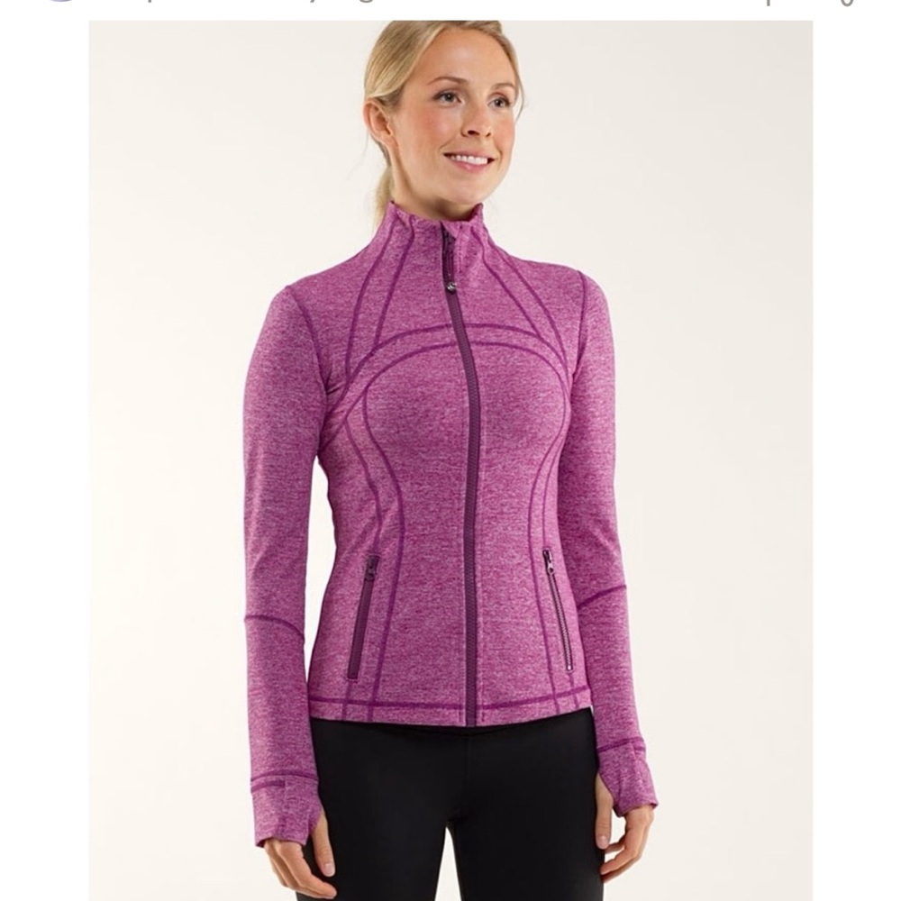 Lululemon Define Jacket - Heathered Regal Plum, Brand New